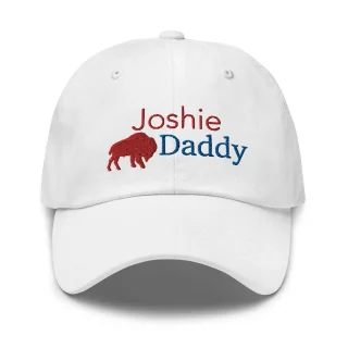 Buffalo Josh Allen 17 Daddy Baseball Cap Dad Hat Unisex - White