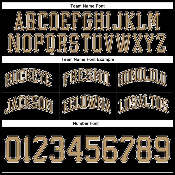 Custom Black Old Gold-White Authentic Throwback Basketball Shorts - Image 3